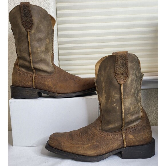 Ariat Boots Men’s Size 9D Rambler Earth Brown Bomber 10002317 Western Cowboy main image 7